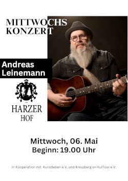 Andreas Leinemann *live* im Harzer Hof Scharzfeld
